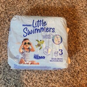 Huggies Little Swimmers Disposable‎ Swim Pants Size 3 20 Count Finding Nemo